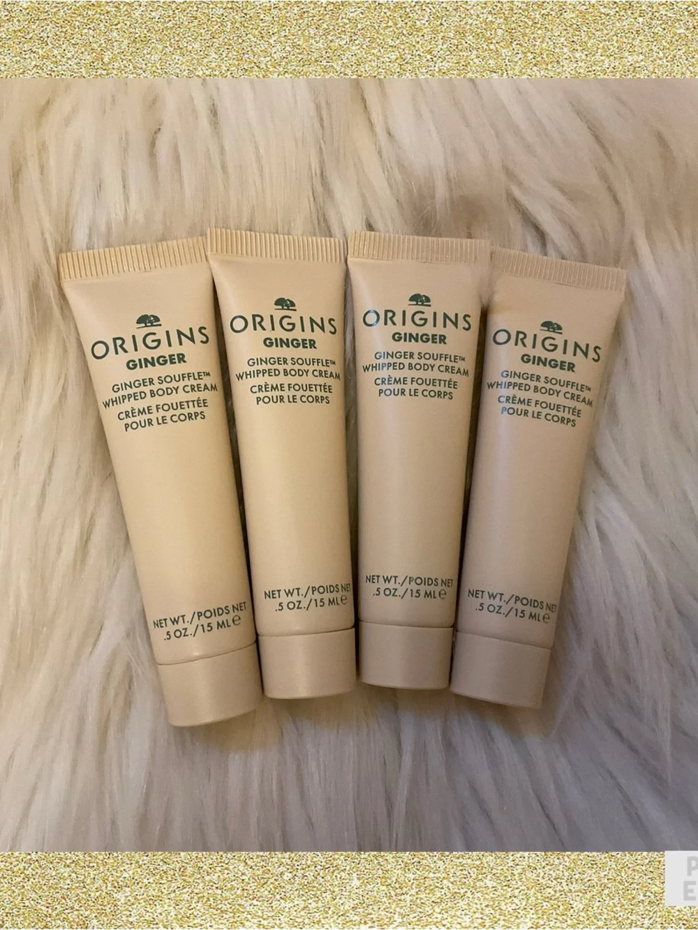Origins Ginger Souffle Whipped Body Cream - New x4 Travel Size